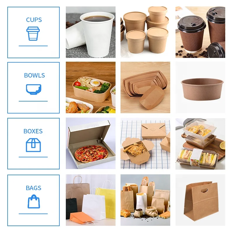 Customized 12Oz ODM/OEM Bol En Papier Round, Brown Biodegradable Compostable Salad Fast Kraft Paper Packaging Bowls/