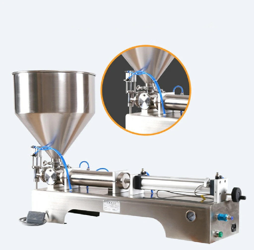 Small Manufacturing Machines Oil filling Machine Liquid Cream Paste Snail Filling Machine