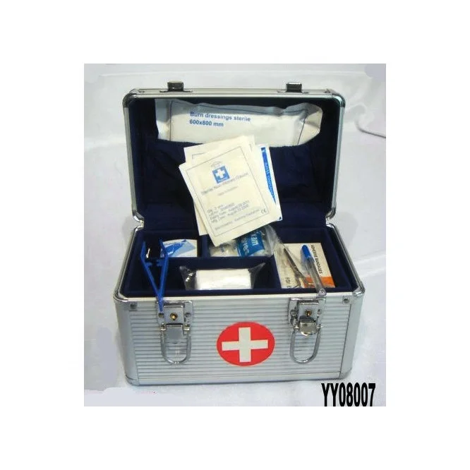 silver aluminum medical case first aid kit metal box with a tray inside From Manufacturer Winx Foshan,Guangdong,China Supplier