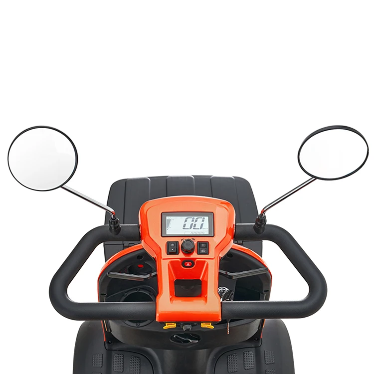 CE-certified High Quality Mobility Scooter Electric 4 Wheels 500w 48v Elderly Disabled Medical Equipment with Canopy Roof