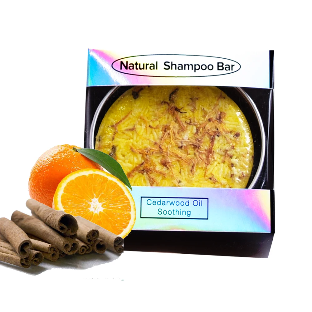 Custom Label Hair Care Shampoo & Conditioner Set Travel Handmade Hair Soap Luxury Shampoo Bar