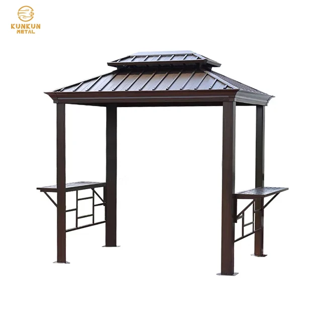 The factory produces outdoor waterproof aluminum gazebo with wedding garden gazebo