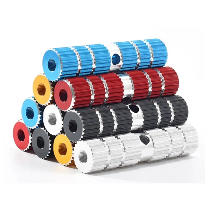 1 Pairs Bike Pedals Axle Foot Rest Pegs Anti-Slip Rear Feet Pedals for BMX Bike Bicycle Cycling MTB