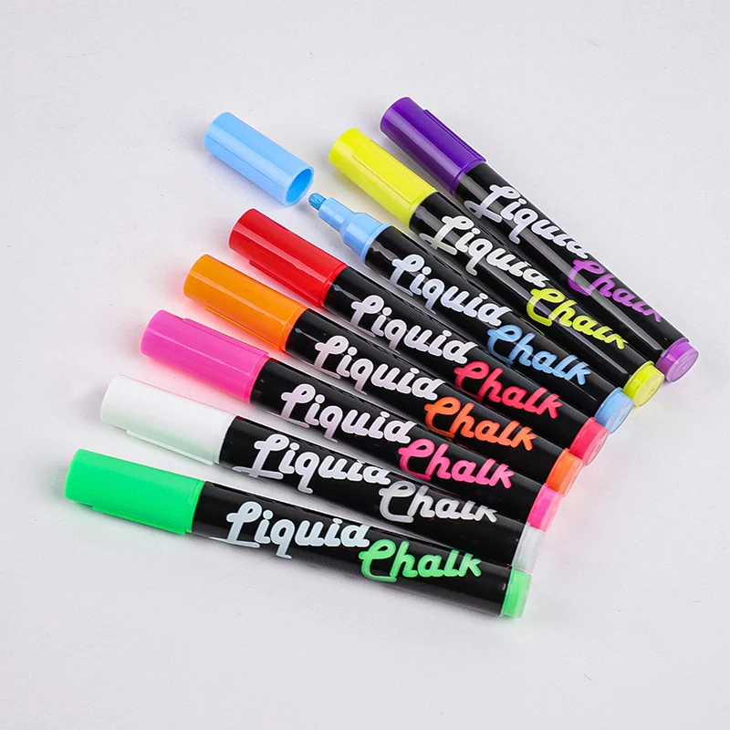 Water Based Erasable Liquid Chalk Markers Bistro Sharpie Uni Chalk Markers for Chalkboard Blackboard, Glass