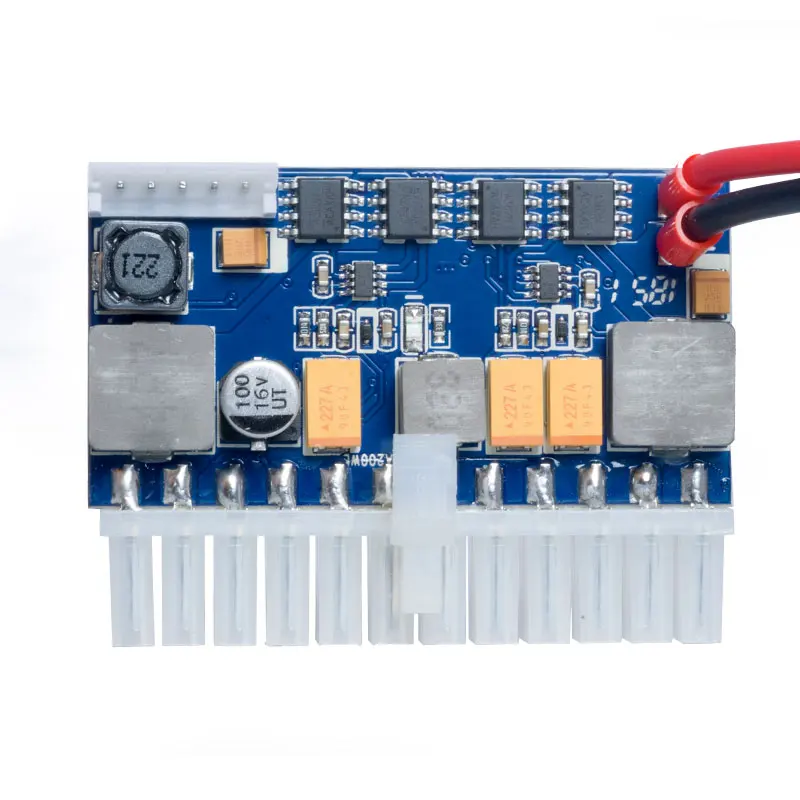  RGeek DC ATX 16V ~ 24V 19V 200W 24Pin Mini Pico Psu модуль питания для компьютера
