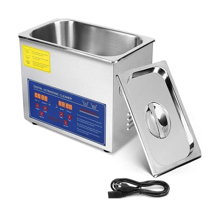 Ультразвуковой очиститель для ванны с корзиной ювелирных изделий от 2 до 30