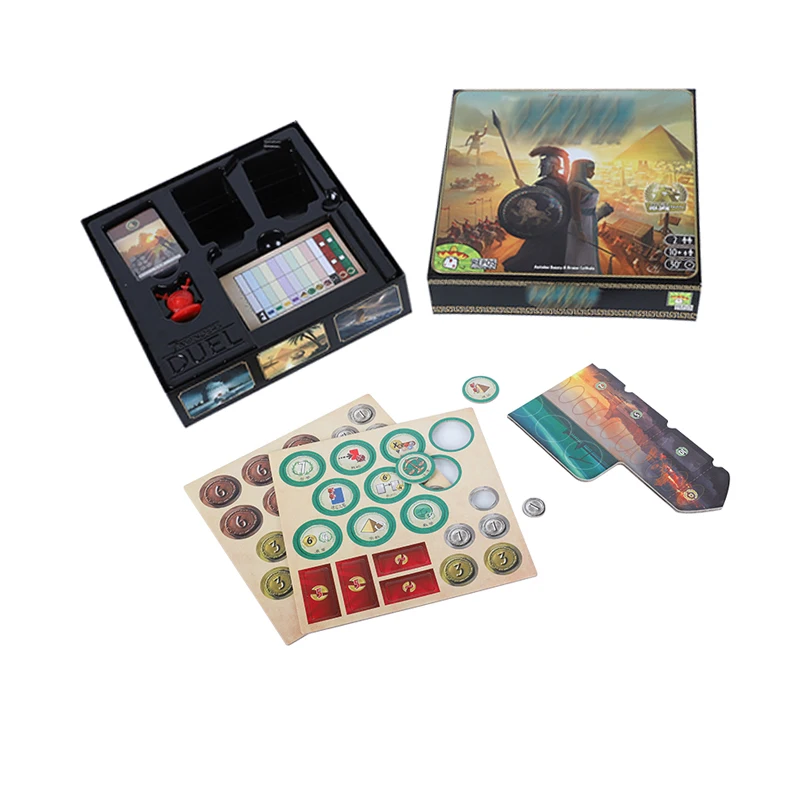 Custom Factory price desktop board game manufacturer custom early education toy games travel explore board game for children