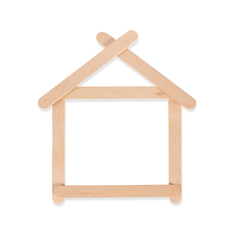 Biodegradable disposable wooden tableware Wooden Ice Cream Stick with Custom Logo Printing for dessert