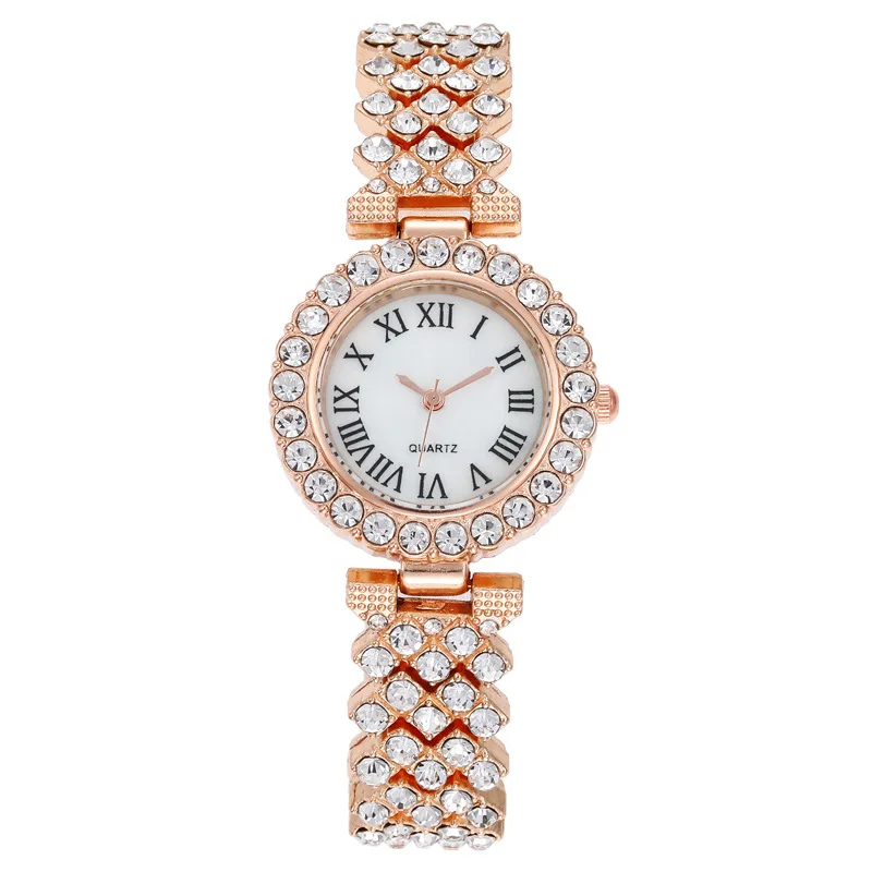 wholesale makeup custom your own brand fashion quartz luxury geneva Iced Out Watches diamond for ladies
