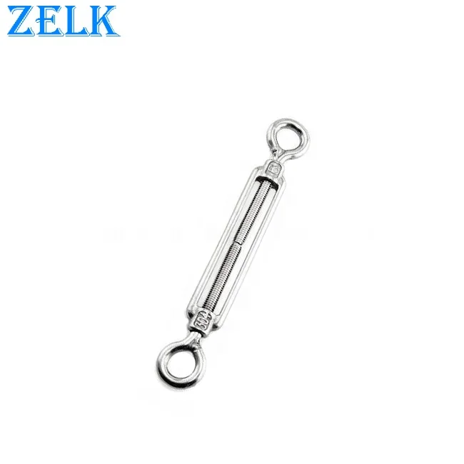 Rigging Screw SUS304 316 Stainless Steel DIN1480 Double Eye Open Body Turnbuckle