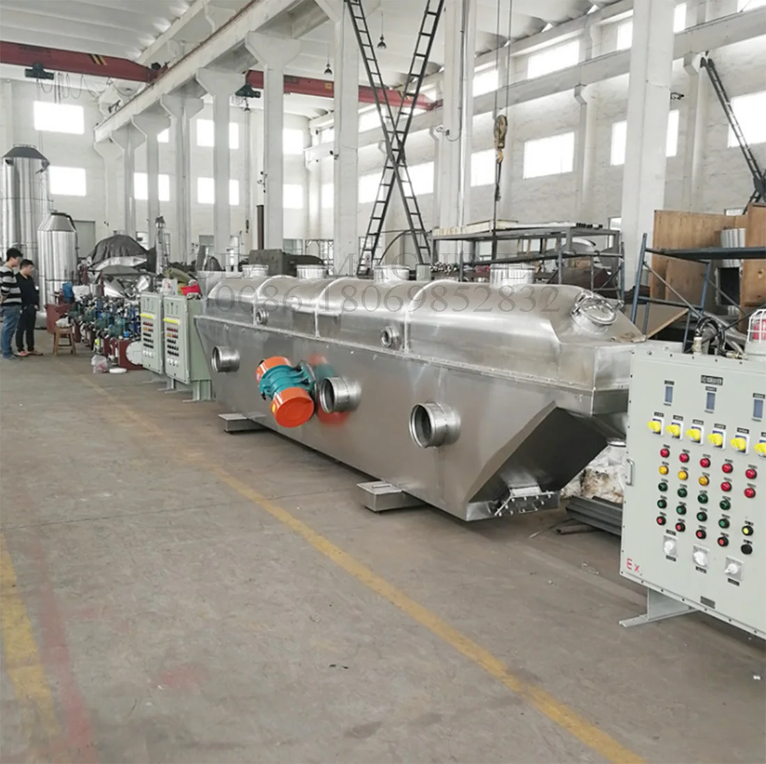 China Factory Belt Industrial Vibrating Fluidized Bed Dryer