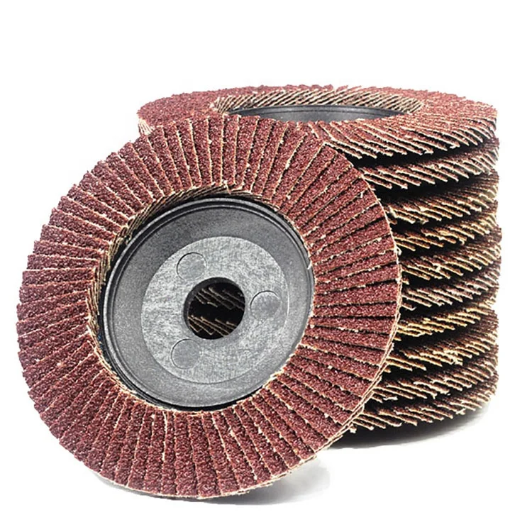 T27 T29 Stainless Steel Surface aluminum oxide grains Non-woven flap disc scotch  for Polishing