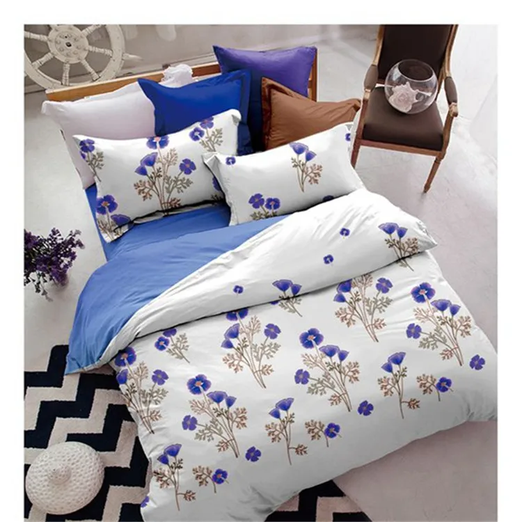 Wholesale custom printed linen duvet cover