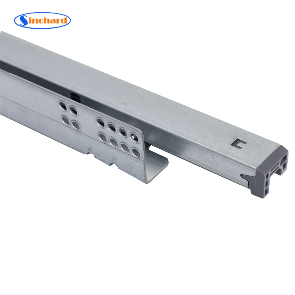 SINOHARD USA Type Furniture Sliders Drawer Runner Full Extension Undermount Slides Soft Close Drawer Slide Rail