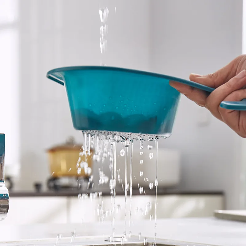 Оптовая продажа, Высококачественная треугольная сливная корзина в форме лебедя большого размера, сливная корзина для мытья овощей, для кухни