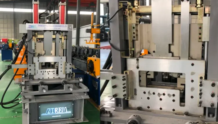 Full Automatic Muti Function CZ Purlin Roll Forming Machine in North America