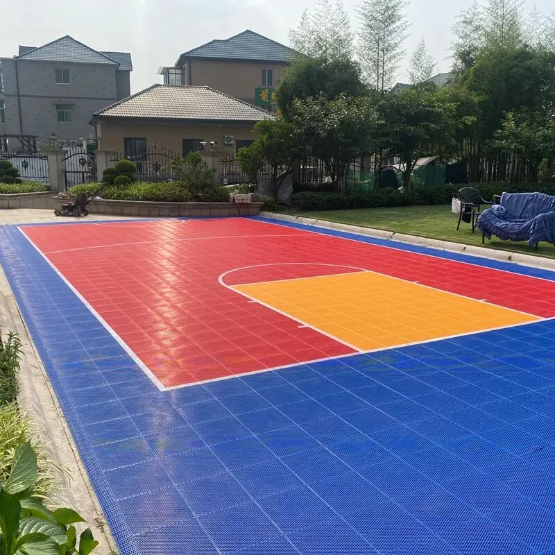 Plastic Interlocking PP Soccer Suspended Outdoor Floor Modular Sports Flooring Tiles