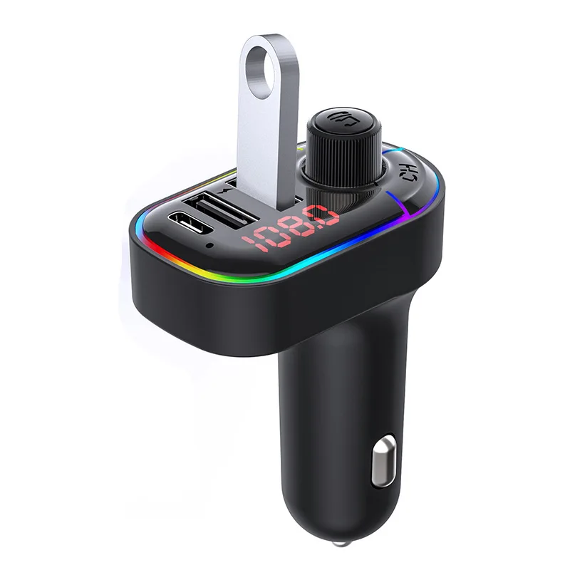 Fm Transmitter Bluetooths Wireless Car Charger Mount Car Mp3 Player