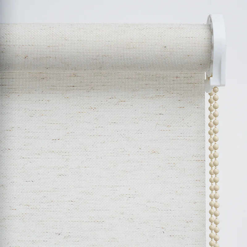 Linen Roller Blinds Sunny Fabrics Lifting Curtains Translucent View Curtains