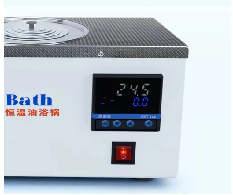 Digital display electric heating constant temperature laboratory split type oil bath pot and high-temperature heating water bath