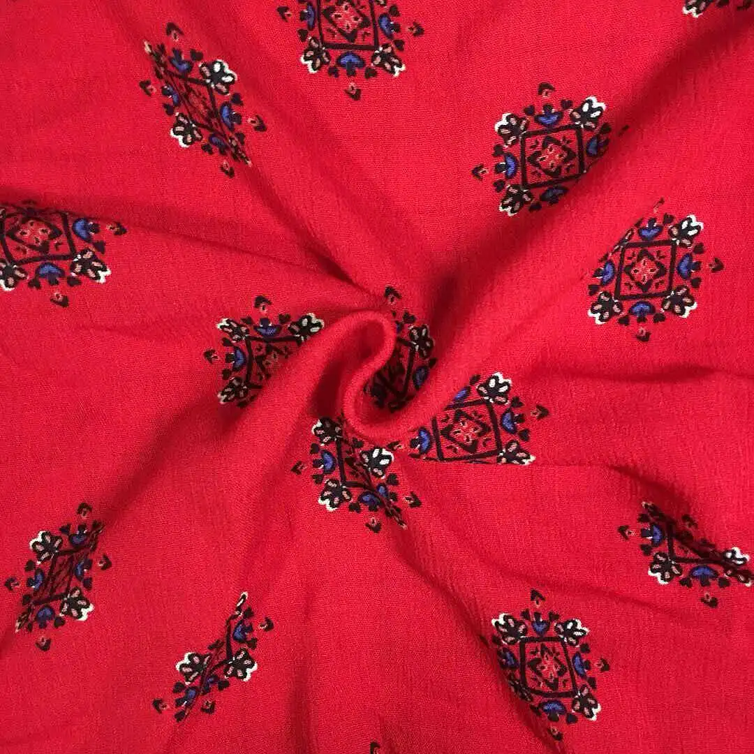 Новинка, юбки, женская одежда, 100% вискоза, креп с принтом, 30*24/68*44