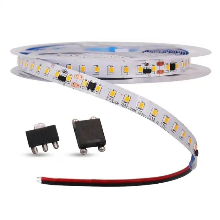 220V 2825 LED strip light 120LEDs/m with IC IP67 Outdoor Waterproof LED Tape smd light 2835 led strip