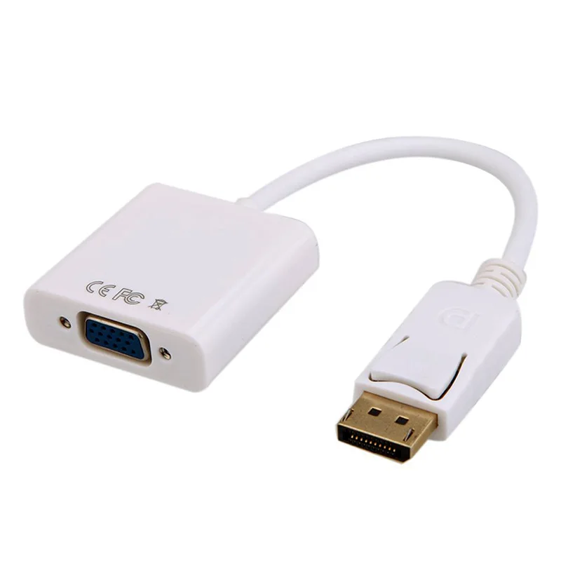 
wholesale displayport to VGA adapter dp to vga connector for computer 