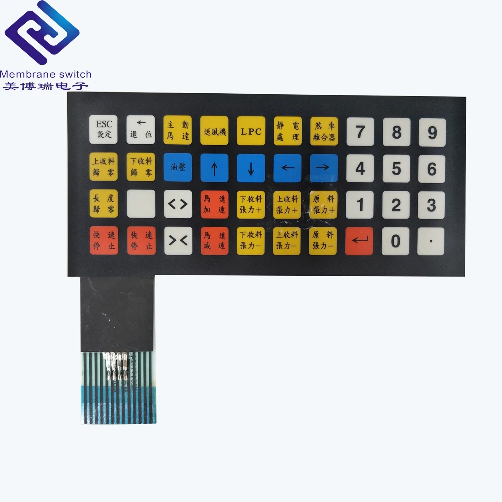 Original Fanuc keyboard operator panel keypad membrane