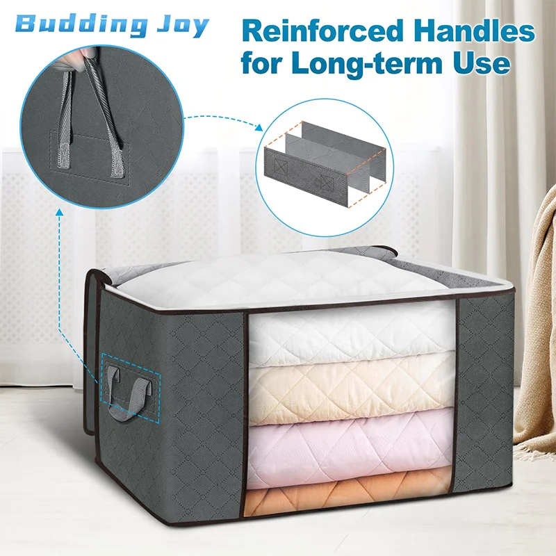 Home Organization Made Easy Storage Containers with Lids for Sheets Clutter Free Storage More 6 Pack