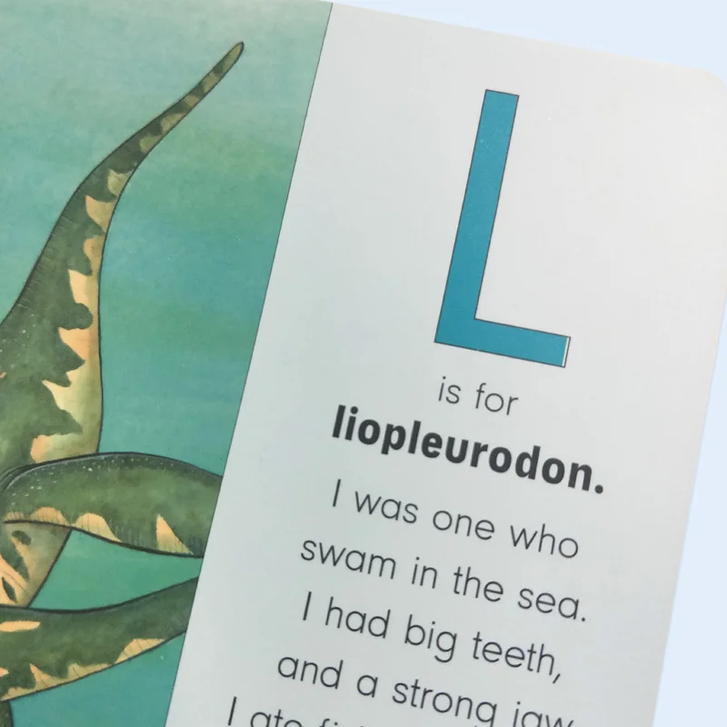 Dinosaur picture book kids reading book children educational book reading stand in bed