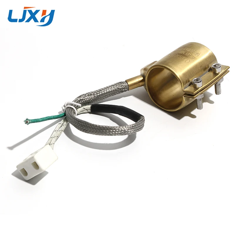 LJXH 2pcs/lot 350W-700W Copper Barrel Brass Band Heater Ring 85x30mm/85x35mm/85x40mm/85x45mm/85x50mm/85x60mm with Grounding Wire