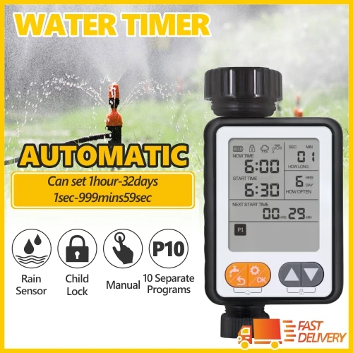 Farming Waterproof Automatic Digital Electronic Water Timer System Garden Irrigation Watering Timer Controller