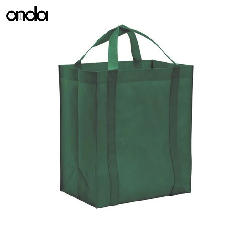 Promotional Cheap Custom Logo Print heat press Non Woven Eco Friendly Reusable Shopping advertisement Bag hand bags