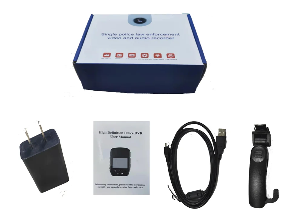 4K Wifi Police Body Worn Video Camera Night Vision Police Body Wearable Video Camera Recorder