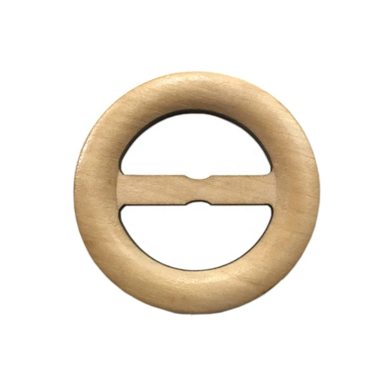natural round woodenladies belt buckles women belt buckles