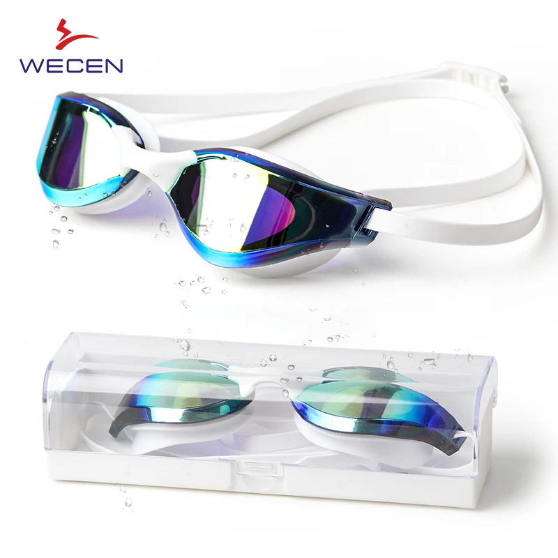 New Arrival Advanced High Quality Definition Swim Goggles for Adult Silicone Straps Swimming Glasses Goggles