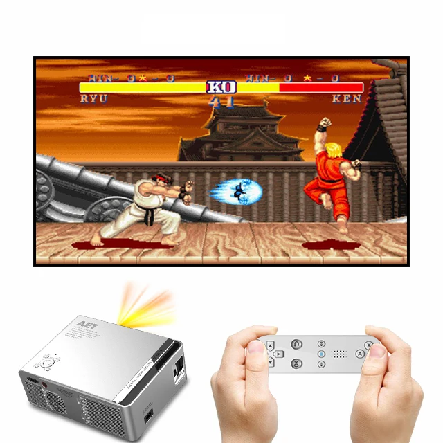 Tanix Brand Nano pro Android 9.0 hdmi projector led lamp 4k projector 2+32gb Amlogic S905W gaming projector