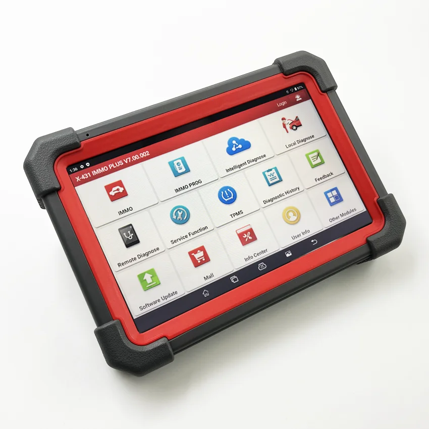 LAUNCH X431 IMMO PLUS Car Diagnostic Scanner Key Programmer 39 Reset Function ECU Coding Active Test Diagnostic Tools