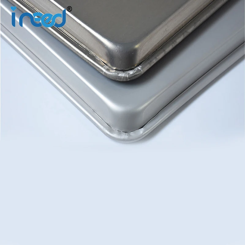 iNeed OEM 1,4 mm thickness Durable Construction Aluminum Baking Pan Tray from Chinese manufacturer
