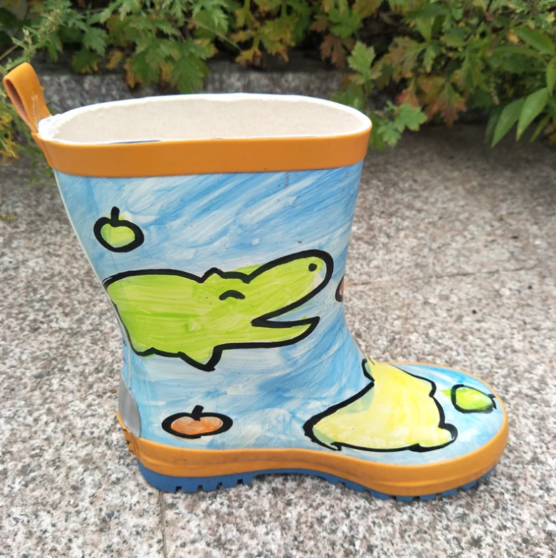 Manufacturer Cheap Price Kids Rain Boots Waterproof Anti-slip Multicolor Rubber Boots For Children