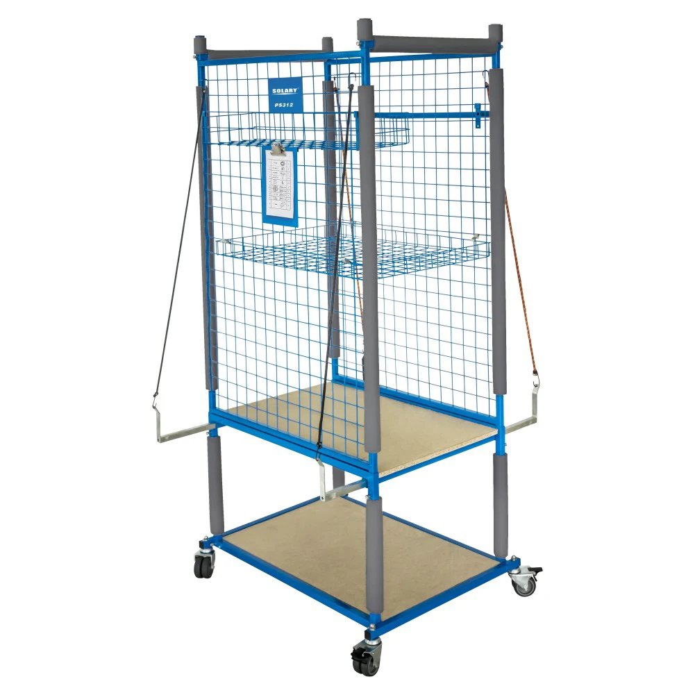 PS312 регулируемая высота вешалка для сушки краски мобильный автомагазин кузовной покраски поворотные запирающие колеса подвесный пистолет окрашенный