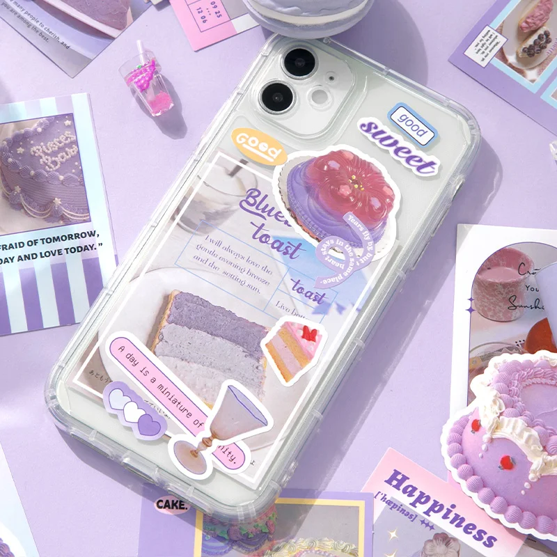 30pcs Kawaii Stationery stickers Dessert delivery in progress Vintage Girl flowers Diary Planner Junk Journal Mobile Stickers Sc