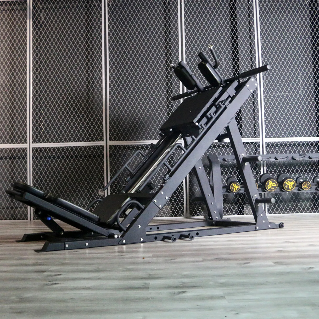 New Designed Dual Function Commercial Gym Fitness Equipment Leg Press Hack Slide