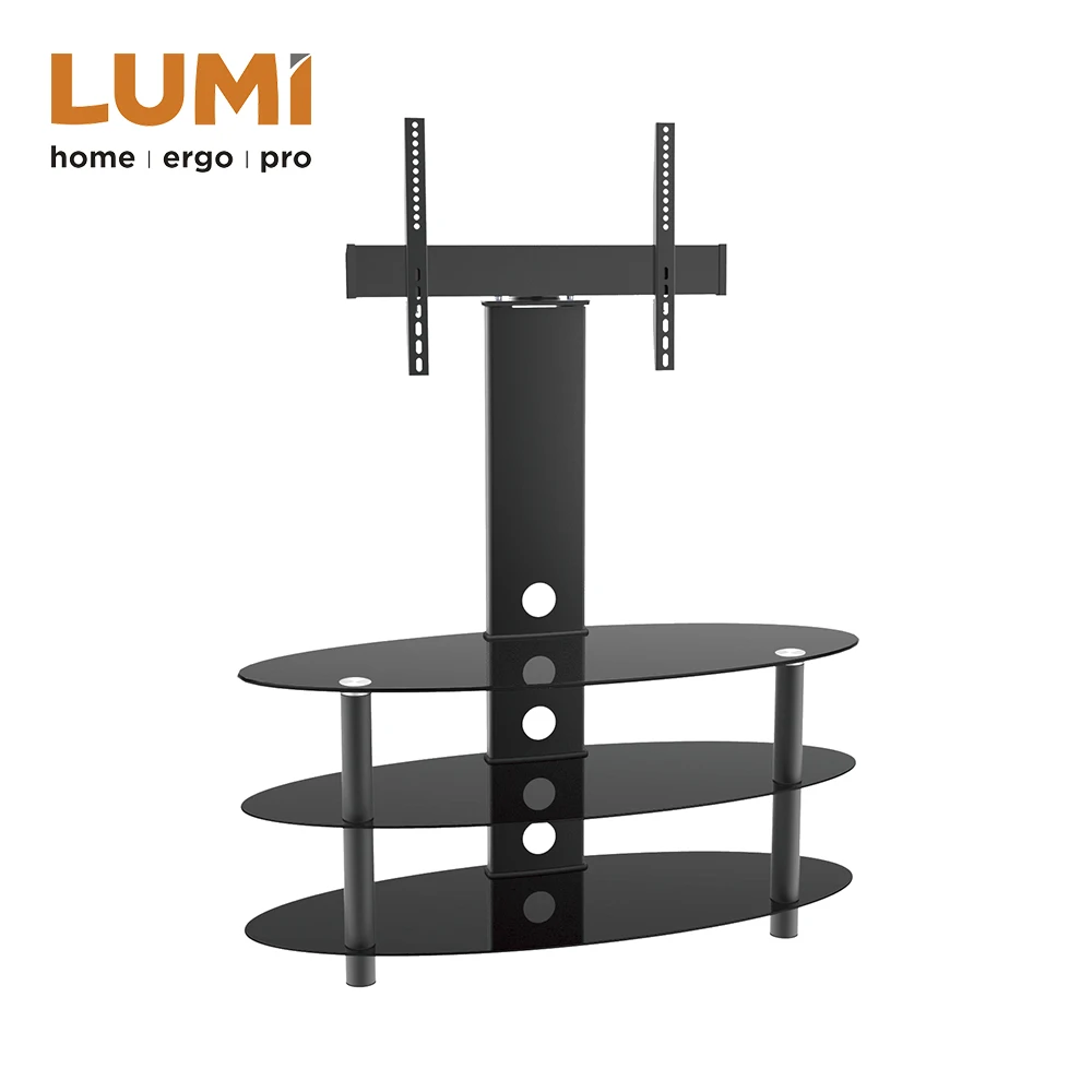 Современная экономичная Стеклянная и металлическая подставка для телевизора, используемая для гостиной