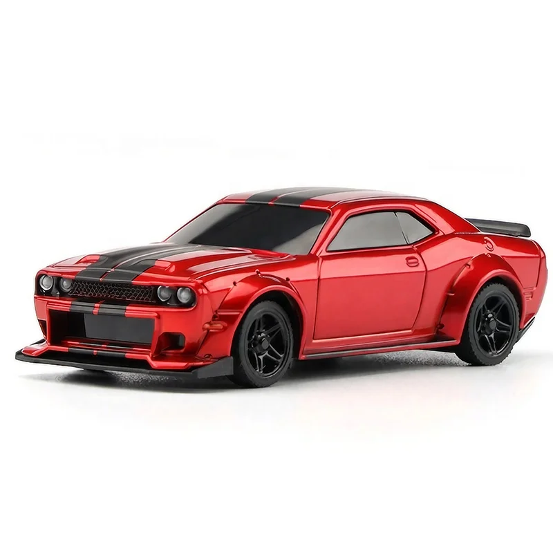 Turbo Racing C75 1:76 Black Red 30m Remote Distance Adjustable Wheelbase High Speed 51000 RPM Mini RC Car Hobby Toys
