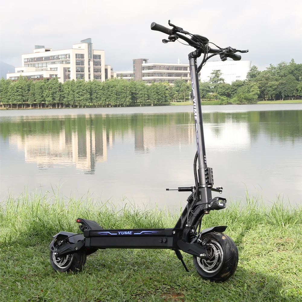 YUME New Aluminum Alloy Electric Scooters Hydraulic Brake 60v 6000w Citycoco Off Road Tire Electric Motorcycle For Adult