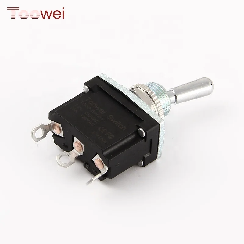 high quality double momentary (on)-off-(on) toggle switch 3 pins with soldering terminal
