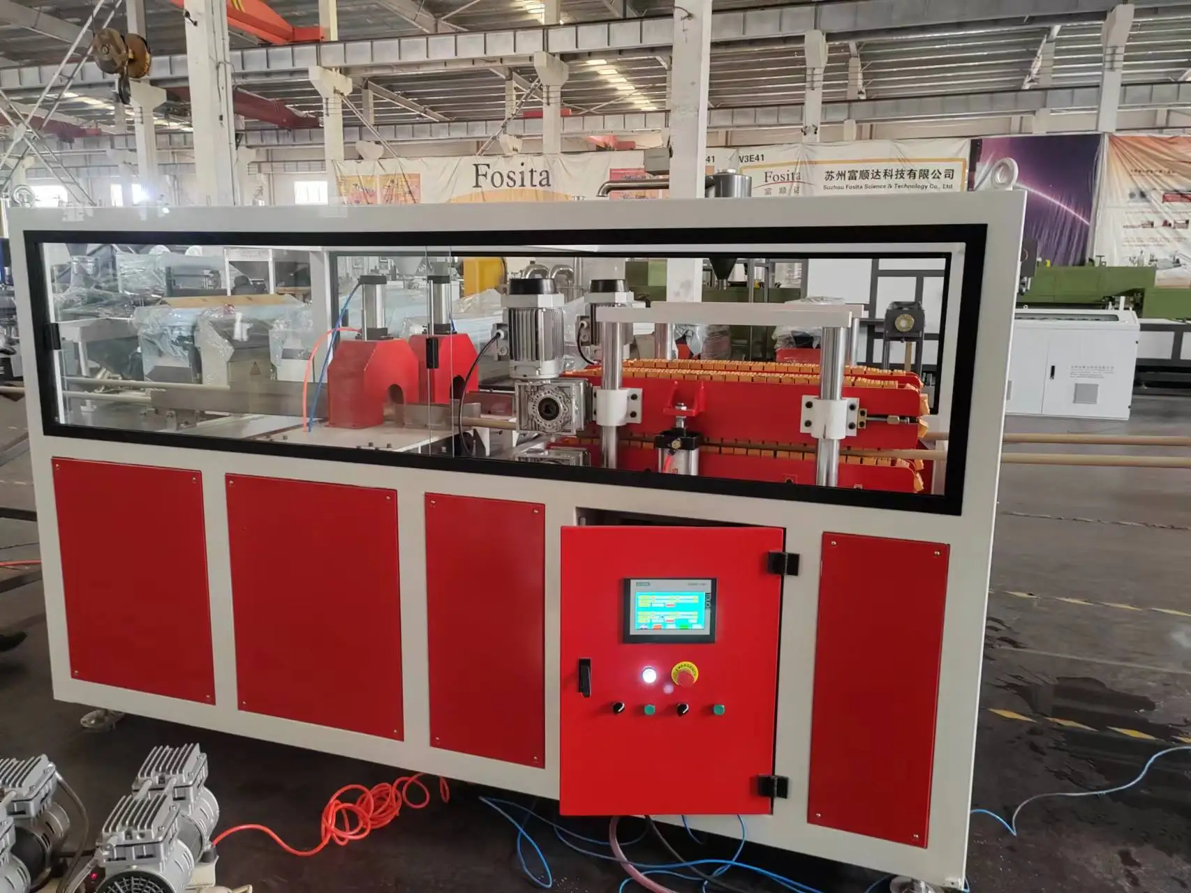 Экструзионная Машина SDL SJSZ65/132 для производства ПВХ труб, производственная линия 50-160 мм