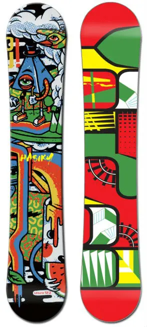 2023 Steel edge custom handmade wooden snowboard