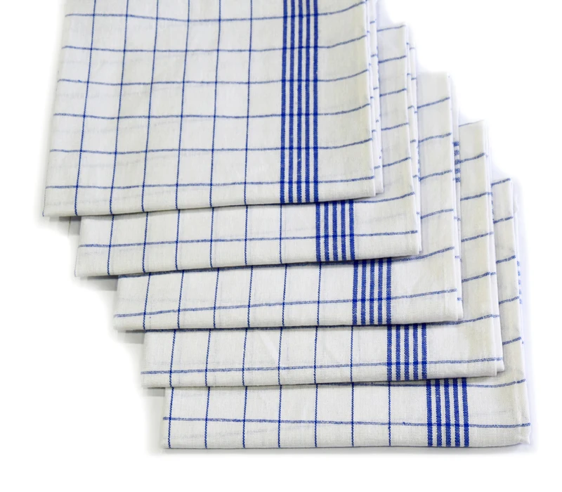 100% хлопковые кухонные чайные полотенца средней длины, набор из 10, 50x70 см